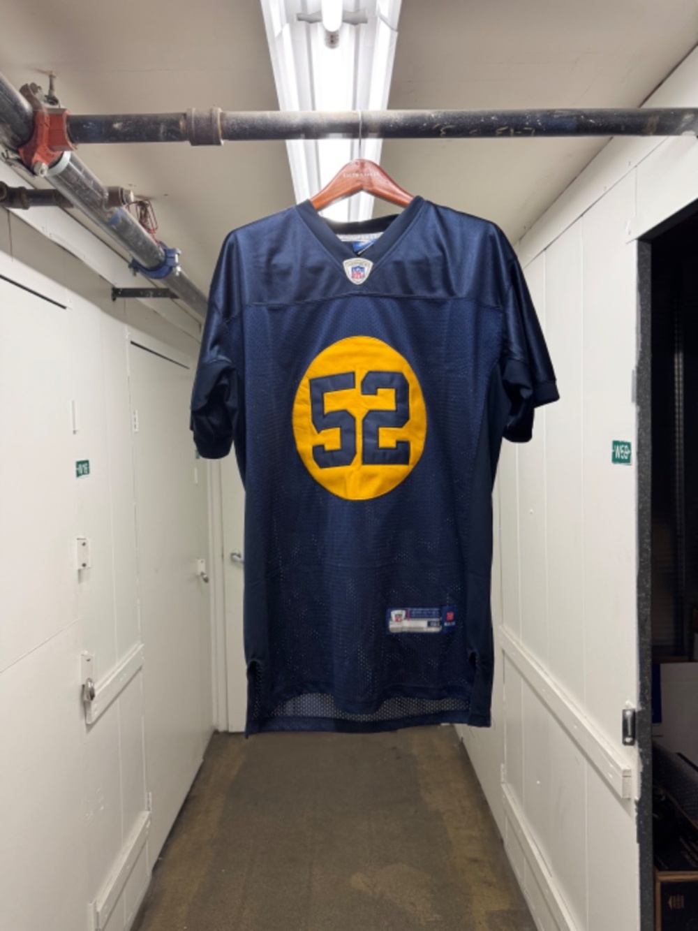 Reebok On Field Green Bay Packers Clay Matthews 52 Retro Jersey